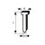 Cuie fără cap BOSCH, galvanizate 1,6 x 2,8 x 35 mm (2500 buc)