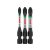 BOSCH PRO Set de capete de șurubelniță cu impact 3 piese PZ1 / PZ2 / PZ3 x 55 mm 1/4" Hex