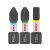 BOSCH PRO Set de biți de impact PH2/PZ2/T20/25/30x5db x 25mm în cutie Tic Tac 1/4" Hex (25 buc)