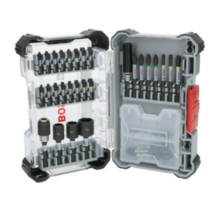 BOSCH PRO Set de vârfuri de impact, 33 de piese, 1/4" Hex
