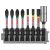 BOSCH PRO Set de vârfuri pentru șurubelniță 8 buc. 50 mm + suport (PH2 x 2, PZ2 x 2, T20, T25, T30) Pick & Click