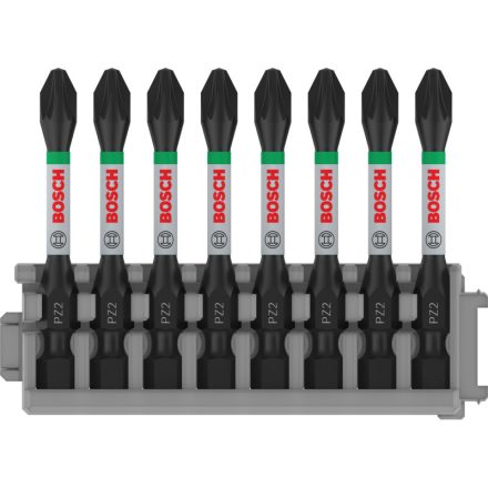 BOSCH PRO Vârf de șurubelniță PZ2 x 8buc / 55 mm Pick & Click