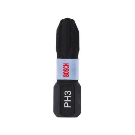 Vârf de vârf BOSCH PH3 x 25 mm 1/4" Impact Control (2 buc)