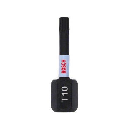 BOSCH Vârf pentru șuruburi T10 x 25 mm 1/4" Impact Control (2 buc)