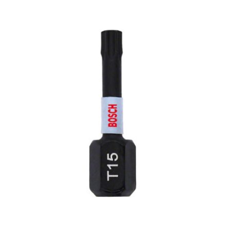 Vârf de vârf BOSCH Torx T15 x 25 mm 1/4" Impact Control (2 buc)