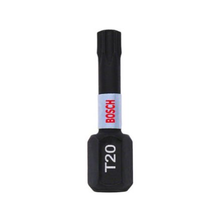 Vârf de vârf BOSCH Torx T20 x 25 mm 1/4" Impact Control (2 buc)