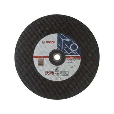 Disc de tăiere BOSCH pentru metal 400 x 3,2 x 25,4 mm A 36 R BF Expert pentru metal