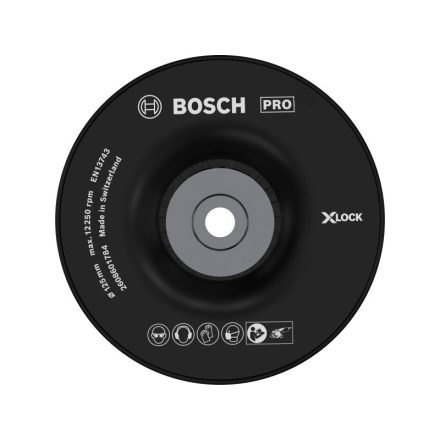 BOSCH PRO Disc de cauciuc dur 125 mm / M14