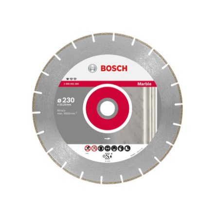 BOSCH Disc de tăiere diamantat 230 x 2,8 x 3,0 x 22,2 mm segmentat Standard for Marble