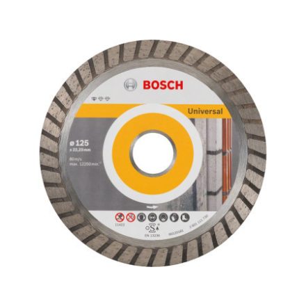 BOSCH Disc de tăiere diamantat 125 x 2,0 x 10 x 22,2 mm turbo Standard for Universal