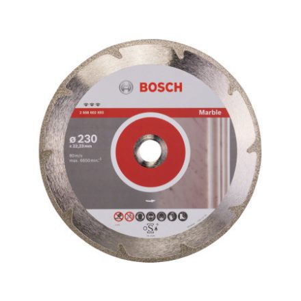 BOSCH Disc de tăiere cu diamant 230 x 2,2 x 3,0 x 22,2 mm continuu Best for Marble