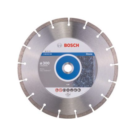 BOSCH Disc de tăiere cu diamant 300 x 3,1 x 10 x 22,2 mm segmentat Standard pentru piatră