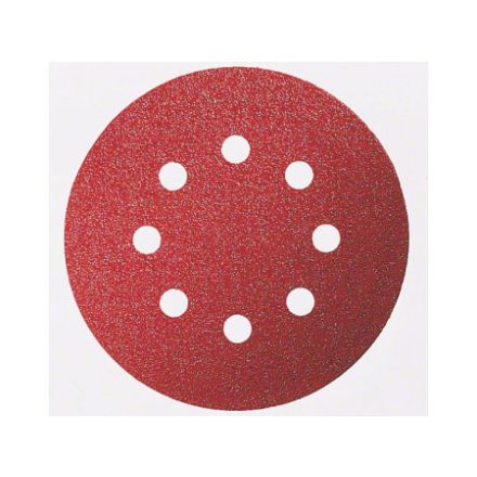 Placă de șlefuit cu velcro BOSCH 125 mm / P240 8 găuri (5 buc)
