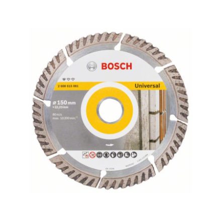 Disc de tăiere cu diamant BOSCH 150 x 2,4 x 10 x 22,2 mm segmentat Standard pentru universal