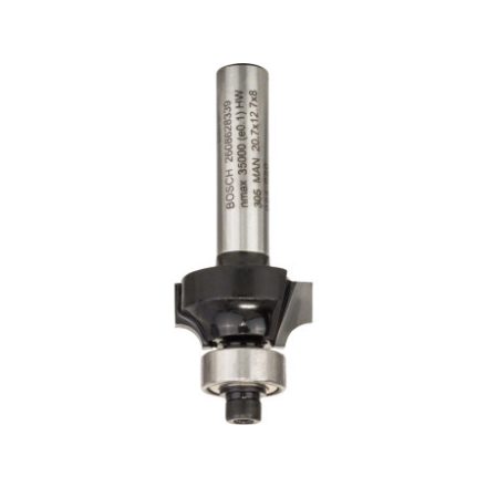 BOSCH Freză cu cap de carbură cu rulment de bile 20,7 (r=4 mm) x 10,5 x 53 x 8 mm