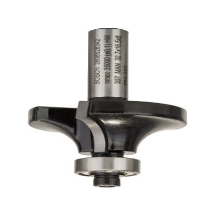 BOSCH Freză rotunjită din carbură cu rulment de bile 32,7 (r=10 mm) x 16,5 x 57 x 8 mm
