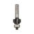 BOSCH Keményfém lekerekítő maró golyóscsapággyal 18,7 (r=3 mm) x 10,2 x 53 x 8 mm