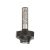 BOSCH Freză cu profil "E" cu rulment de bile din carburi 25,4 (r=6,3 mm) x 14 x 46 x 8 mm