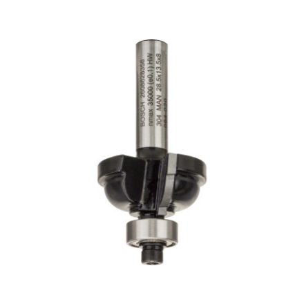 BOSCH Freză de carbură cu profil "E" cu rulment de bile 28,5 (r=6,3 mm) x 13,2 x 54 x 8 mm