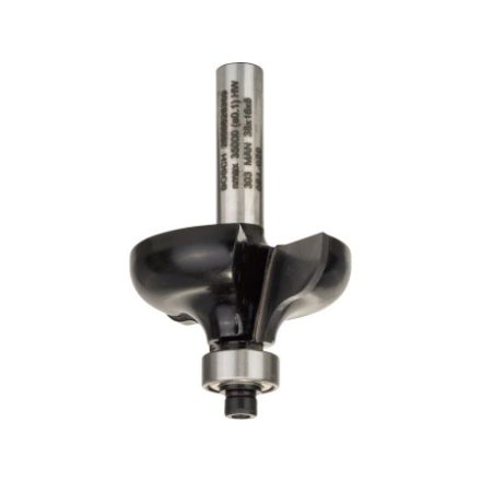 BOSCH Freză cu profil "G" din carbura de tungsten cu rulment cu bile 38,0 (r=6,35 mm) x 15,7 x 57 x 8 mm