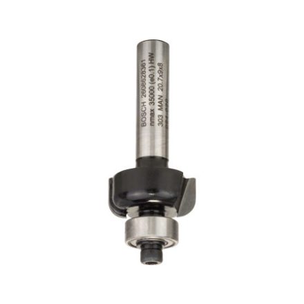 BOSCH Freză concavă din carbură cu rulment de bile 20,7 (r=4 mm) x 9 x 53 x 8 mm