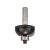 BOSCH Freză de canal cu rulment cu bile din carbură de tungsten 32,7 (r=10 mm) x 14 x 55 x 8 mm
