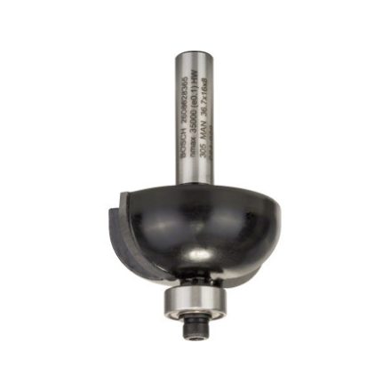 BOSCH Freză cu bilă cu rulment din carburi metalice 36,7 (r=12 mm) x 16 x 58 x 8 mm