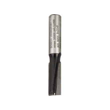 BOSCH Freză cu muchiile drepte, din carbură de tungsten 8,0 x 19,6 x 51 x 8 mm