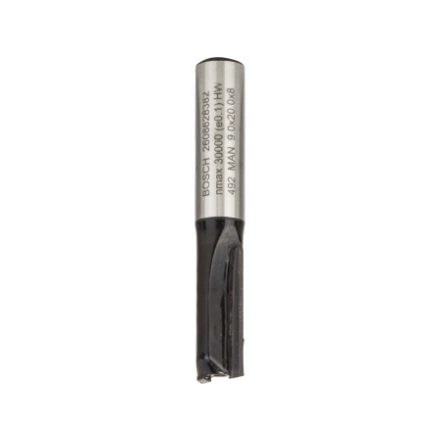 BOSCH Freză cu carbură de tungsten cu muchie dreaptă 9,0 x 19,6 x 51 x 8 mm
