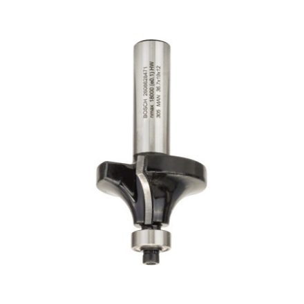 BOSCH Freză de rotunjire cu rulment de bile din carbură 36,7 (r=12 mm) x 19 x 70 x 12 mm