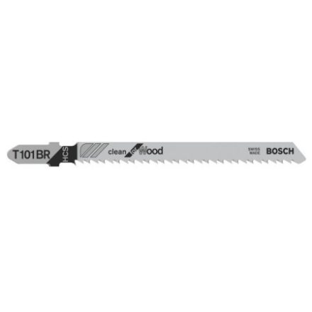 Pânză de ferăstrău alternativ BOSCH pentru lemn T 101 BR 100/2,5 mm (5 buc)