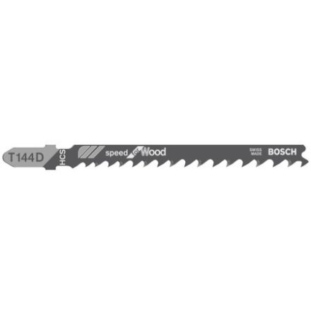 BOSCH Panză pentru fierăstrău pendular pentru lemn T 144 D 100/4,0-5,2 mm (set de 5 bucăți)