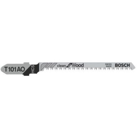Pânză de ferăstrău alternativ BOSCH pentru lemn T 101 AO 83/1,4 mm pentru tăiere curbată (3 buc)