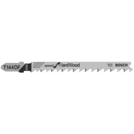 Pânză de ferăstrău alternativ BOSCH pentru lemn de esență tare T 144 DF 100/4,0-5,2 mm bimetal (5 buc)