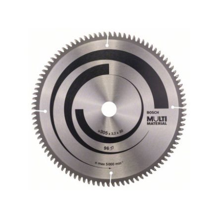 Pânză de ferăstrău BOSCH universal 305 x 30 x 3,2 mm / 96T MultiMaterial