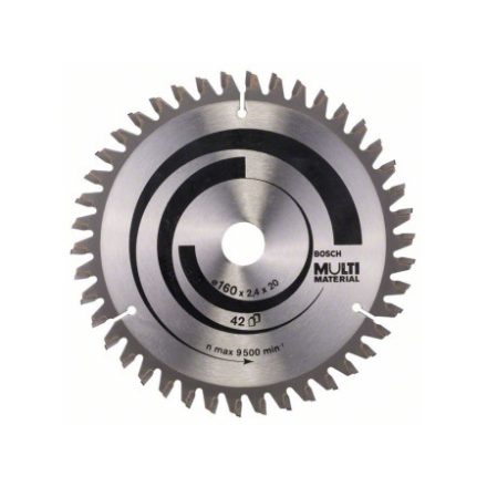 Pânză de ferăstrău BOSCH universal 165 x 20/16 x 2,4 mm / 42T MultiMaterial