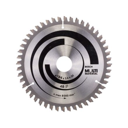 BOSCH Fűrésztárcsa univerzális 184 x 16 x 2,4 mm / 48T MultiMaterial HLTCG