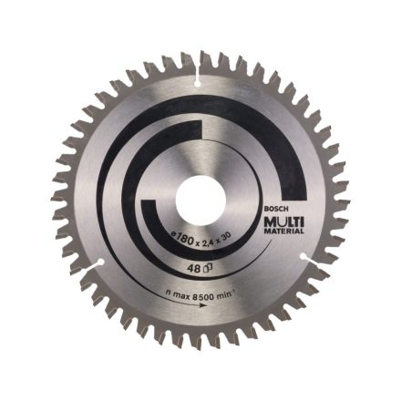 BOSCH Fűrésztárcsa univerzális 180 x 30/20 x 2,4 mm / 48T MultiMaterial HLTCG