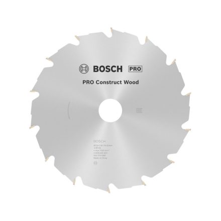 BOSCH PRO Fűrésztárcsa fához 210 x 30 x 2,8 mm / 14T Construct Wood