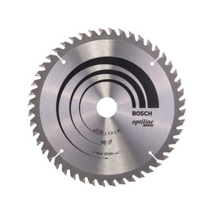 BOSCH Disc de tăiere pentru lemn 235 x 30/25 x 2,8 mm / 48T Optiline Wood ATB