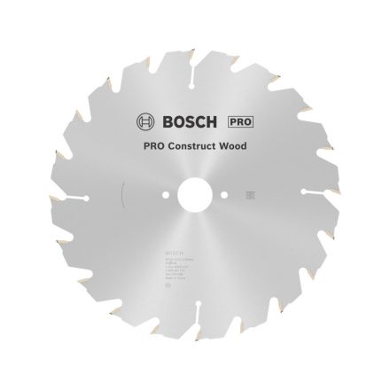 BOSCH PRO Fűrésztárcsa fához 250 x 30 x 3,2 mm / 20T Construct Wood