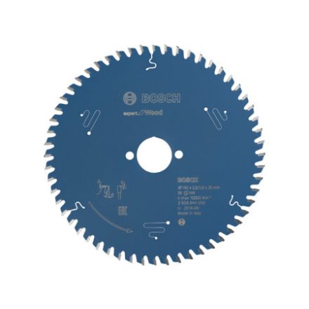 Disc de tăiere BOSCH pentru lemn 190 x 30 x 2,6 mm / 56T Expert pentru lemn