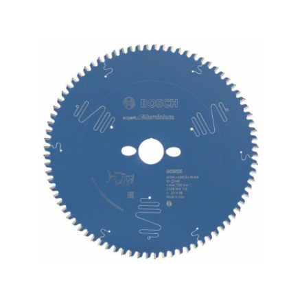 Pânză de ferăstrău BOSCH pentru aluminiu 254 x 30 x 2,8 mm / 80T Expert pentru aluminiu