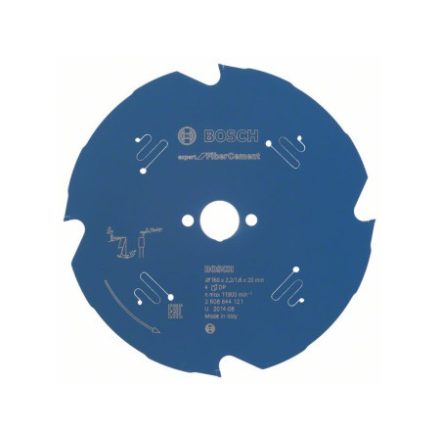 Pânză de ferăstrău BOSCH pentru plăci de beton 160 x 20 x 2,2 mm / 4T Expert for FiberCment
