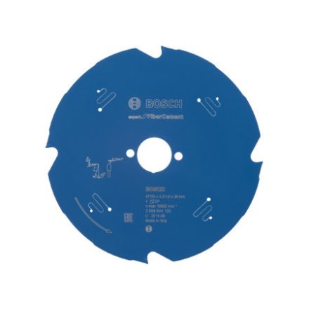 BOSCH Disc de tăiere pentru plăci de fibră cu ciment 190 x 30 x 2,2 mm / 4T Expert for FiberCement
