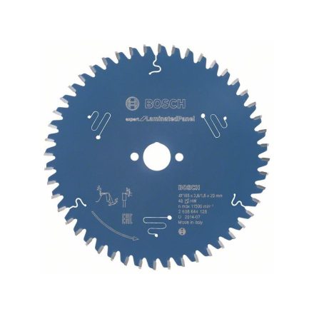 Pânză de ferăstrău BOSCH pentru panouri laminate 165 x 20 x 2,6 mm / 48T Expert for LaminatedPanel