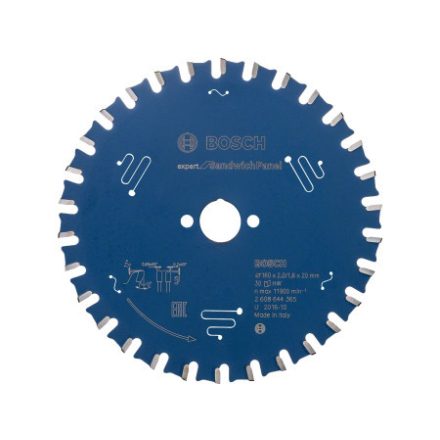 BOSCH Disc de tăiere pentru panouri sandwich 160 x 20 x 2,1 mm / 30T HLTCG