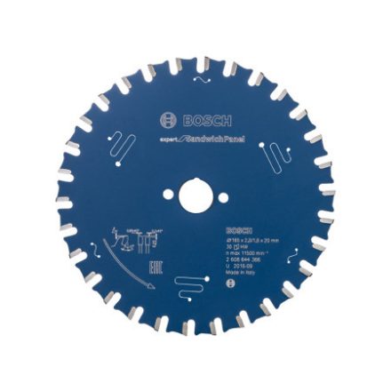BOSCH Disc de tăiere pentru panouri sandwich 165 x 20 x 2,0 mm / 30T Expert for Sand. Panel