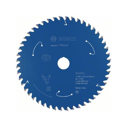 BOSCH Disc de tăiere pentru lemn 160 x 20 x 1,5 mm / 48T Expert for Wood
