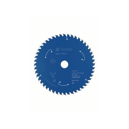 Pânză de ferăstrău BOSCH pentru lemn 165 x 20 x 1,5 mm / 48T Expert pentru lemn